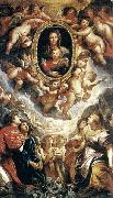 Madonna Adored by Angels, Peter Paul Rubens